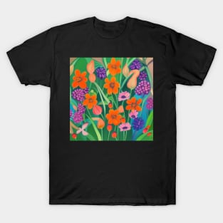 Woodland Meadow Pattern 5 T-Shirt